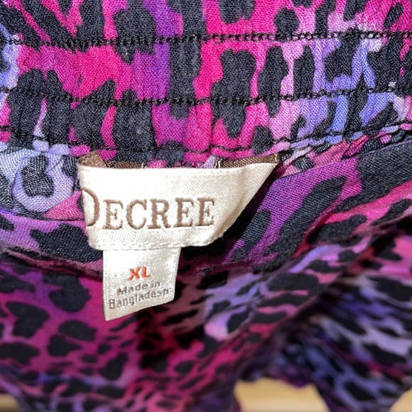 Decree Shorts Size XL Color Purple Pink Black - Picture 3 of 4